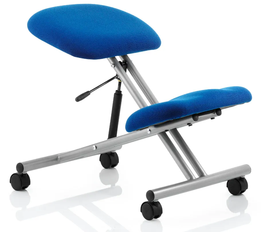 Kneeling Stool with Silver Frame