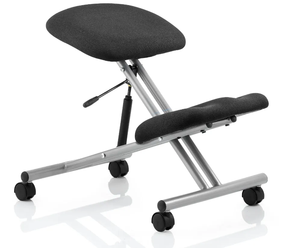 Kneeling Stool with Silver Frame
