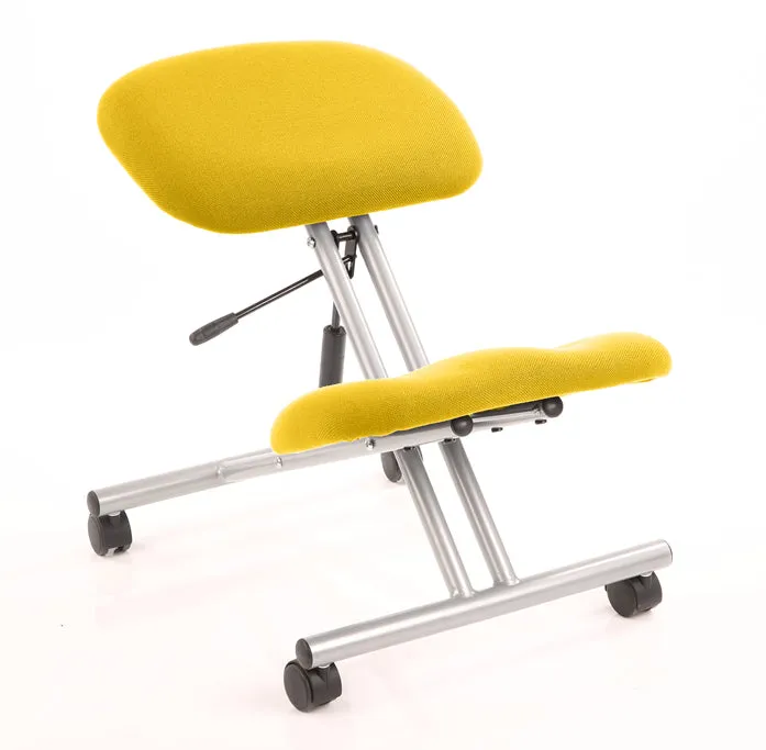 Kneeling Stool with Silver Frame