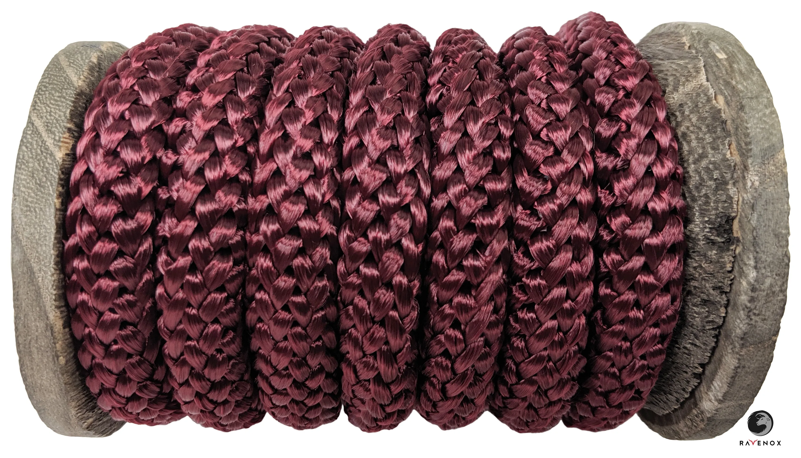 Knit Braid Polyester Rope (Burgundy)