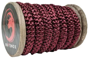 Knit Braid Polyester Rope (Burgundy)