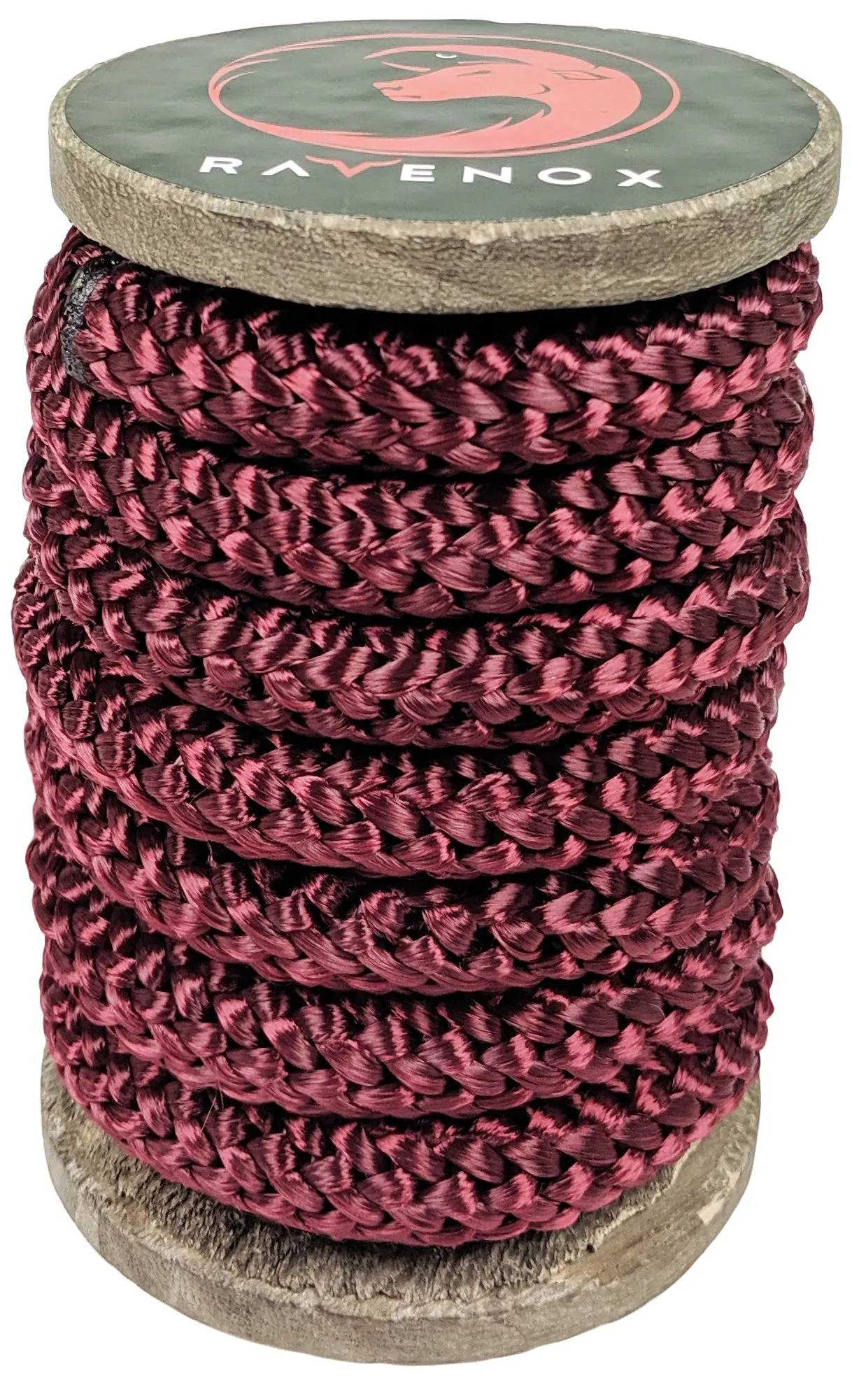 Knit Braid Polyester Rope (Burgundy)