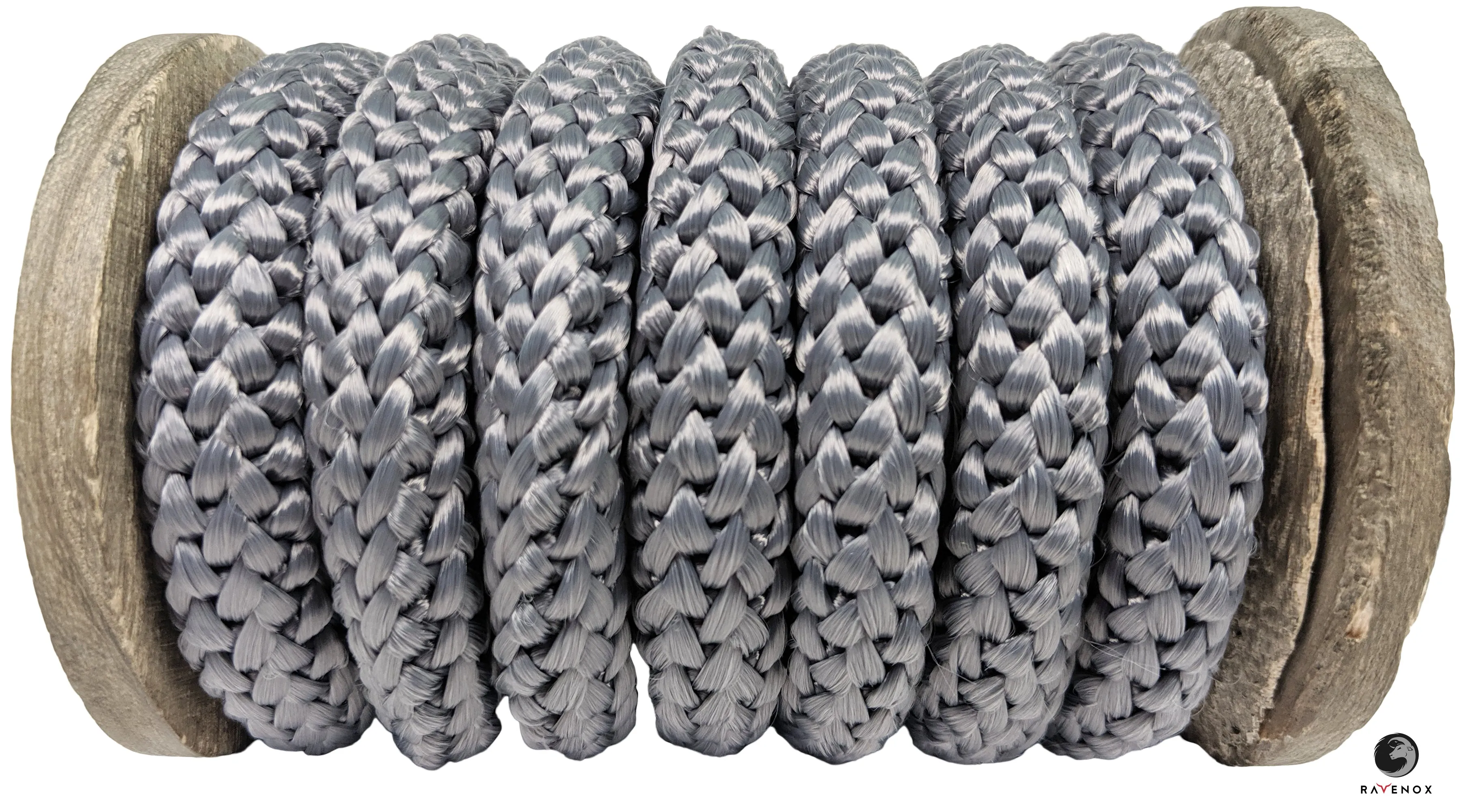 Knit Braid Polyester Rope (Grey)