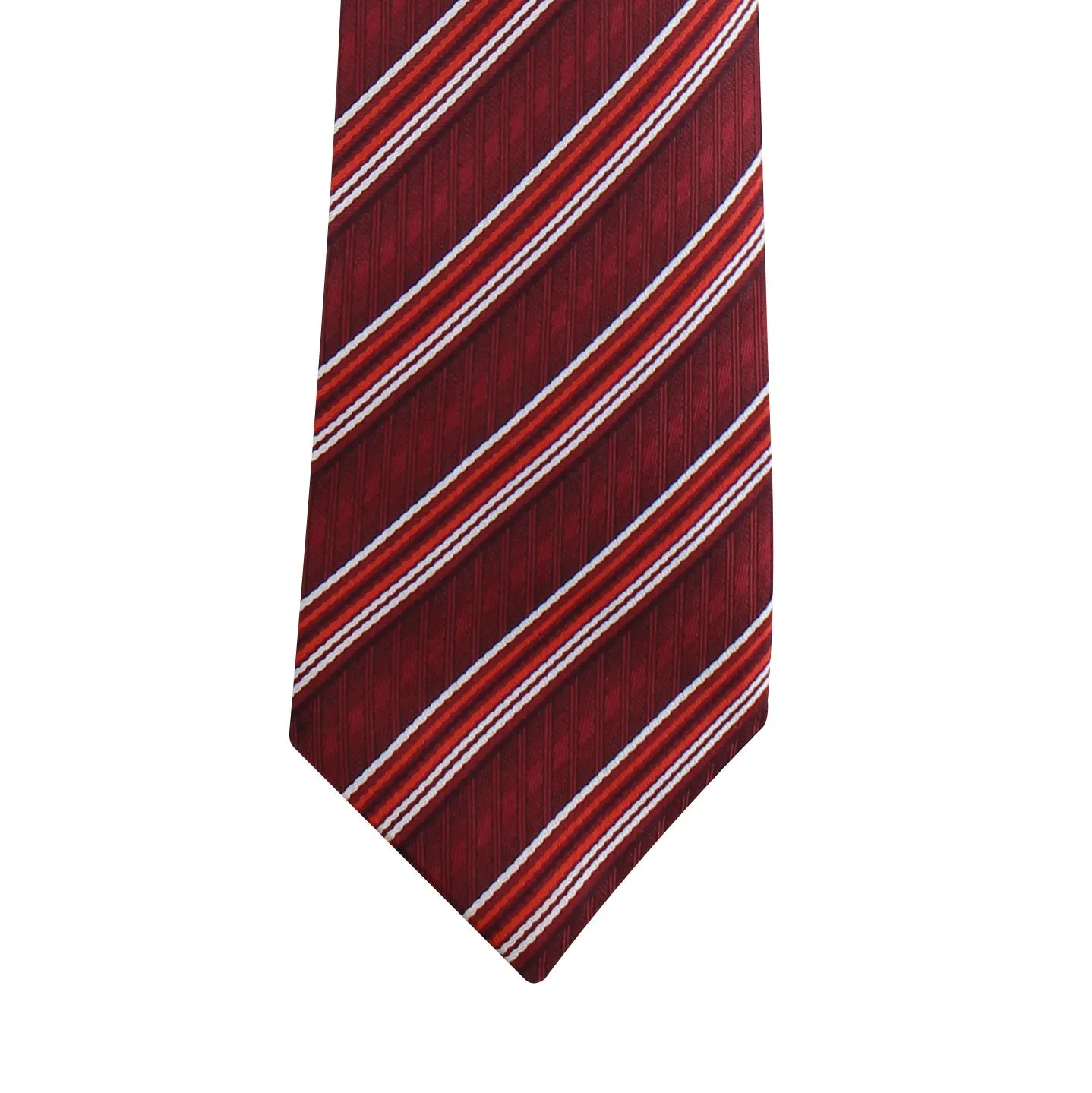 Kovove The Pleasing Striped Black Necktie and Pocket Square Gift Box