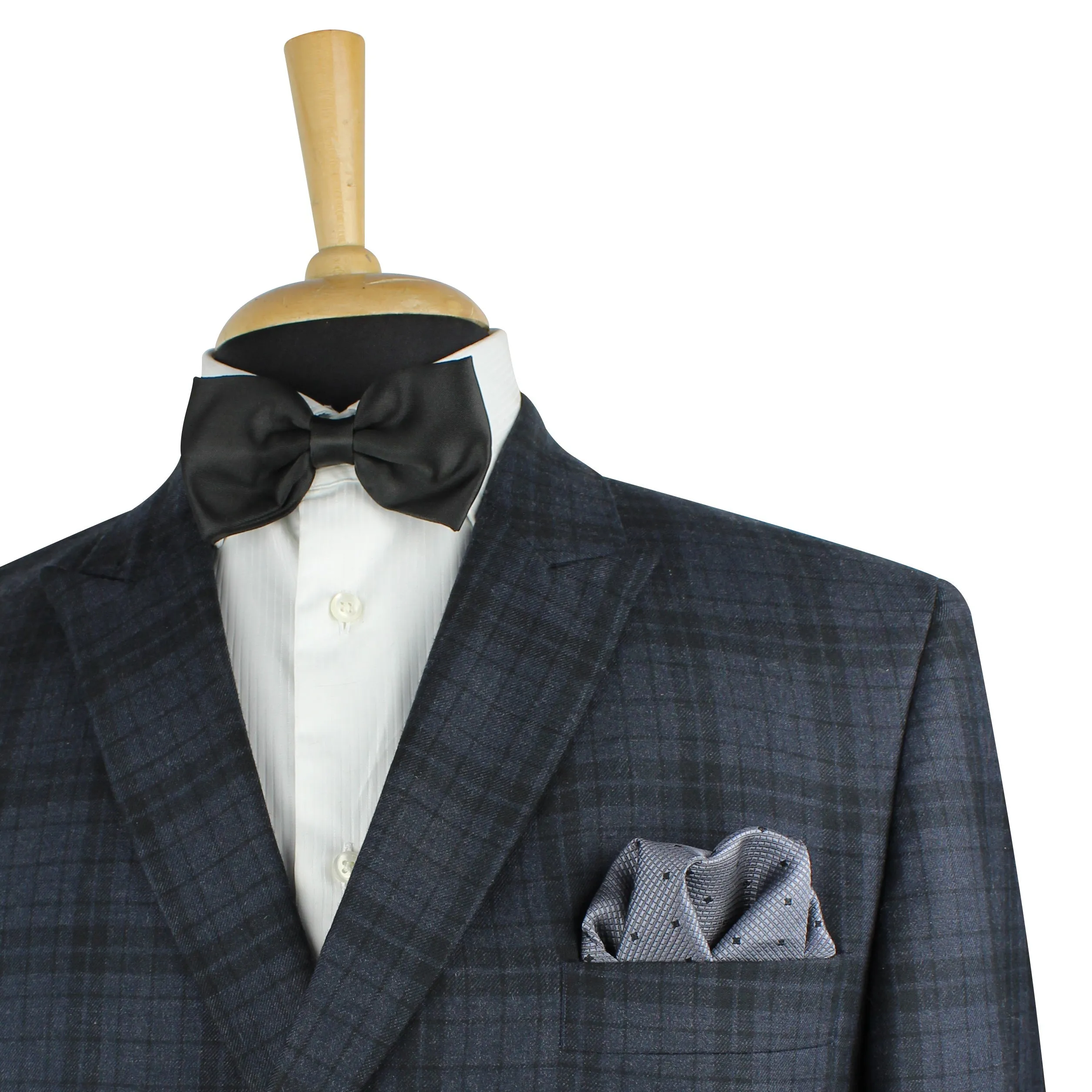Kovove The Radiance Square Grey Pocket Square For Men