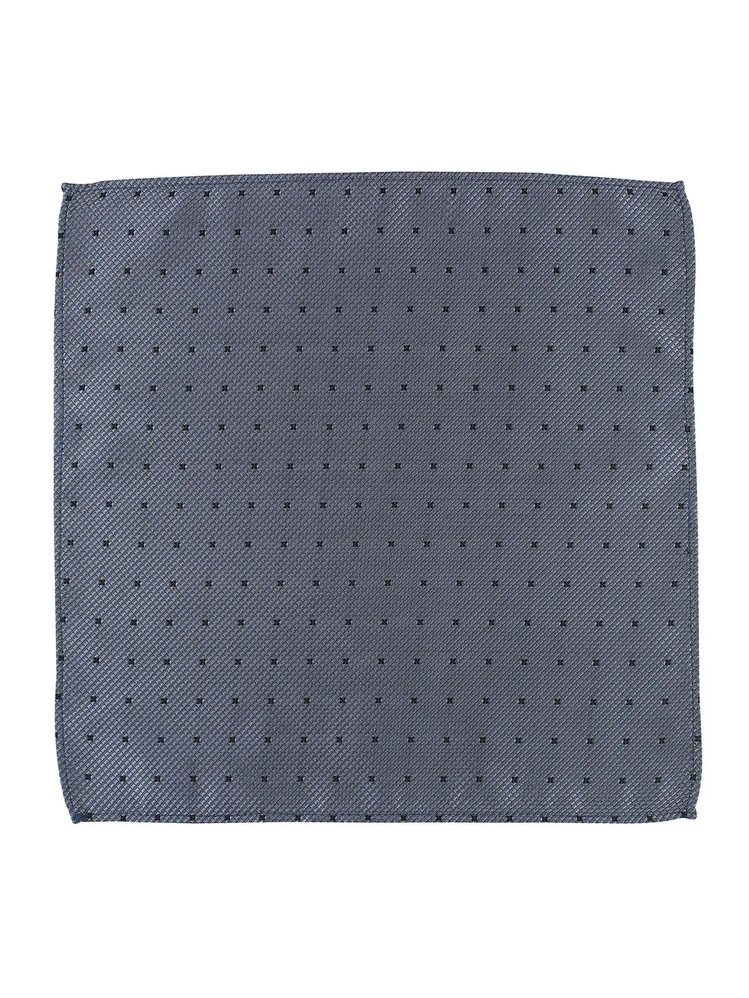 Kovove The Radiance Square Grey Pocket Square For Men