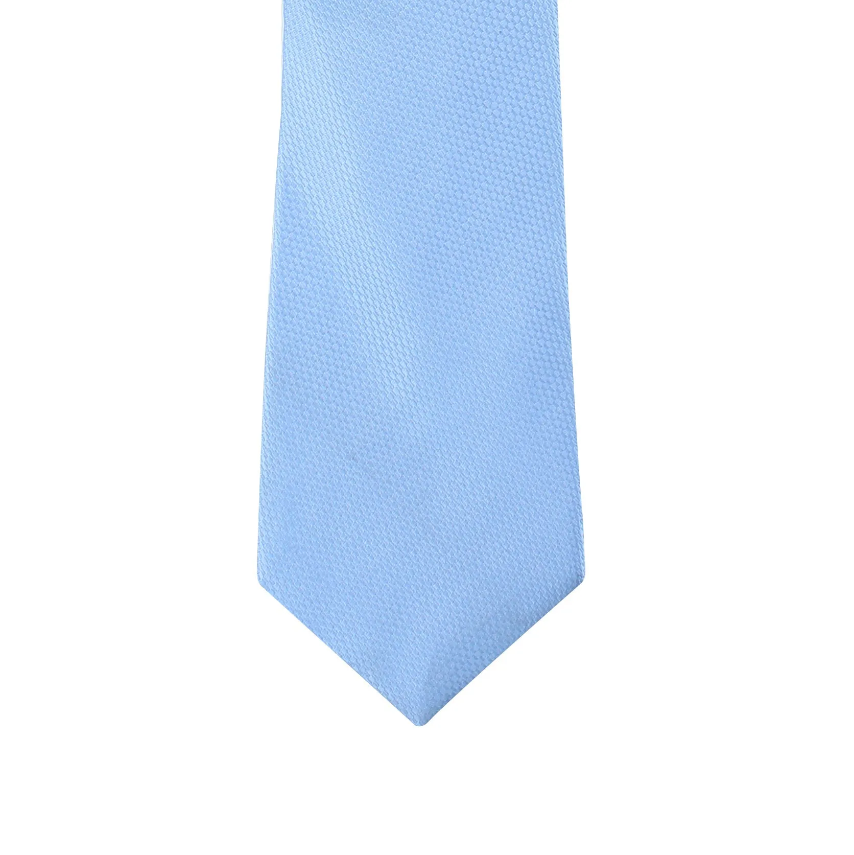 Kovove The Self Dash Line Blue Necktie and Pocket Square Gift Box