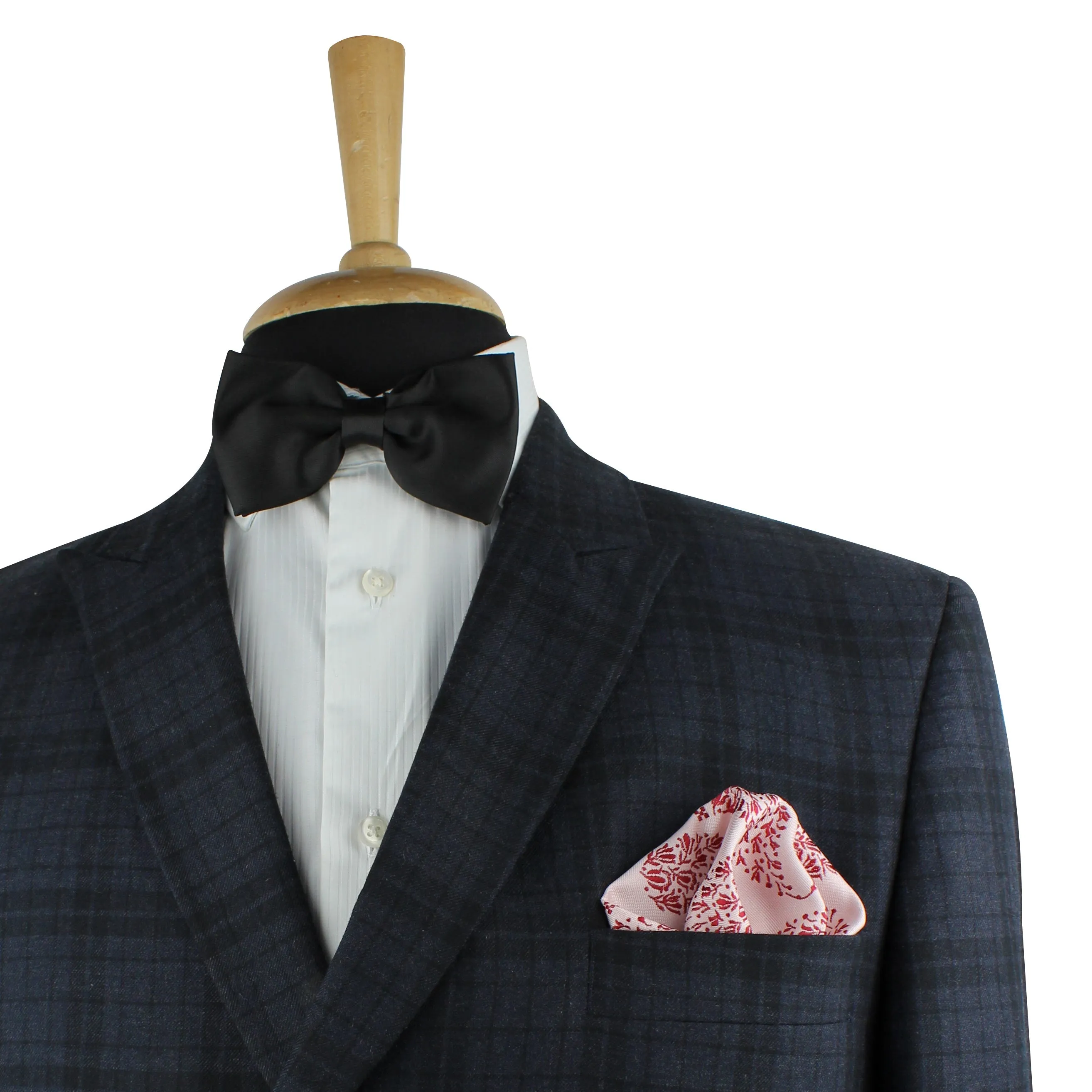 Kovove The Twining Paisley Pink Pocket Square For Men