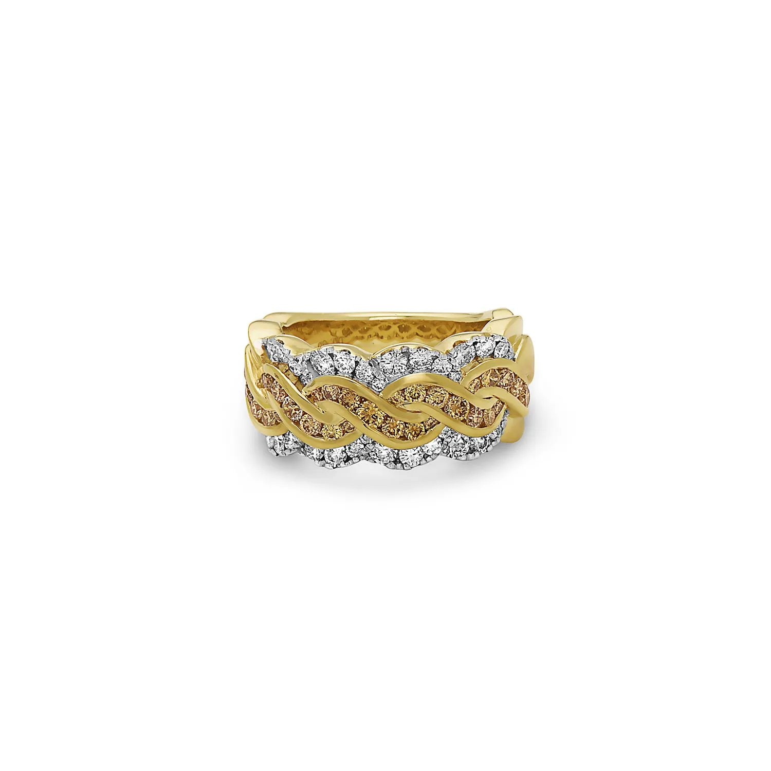 Krypell Collection Diamond Braid Ring