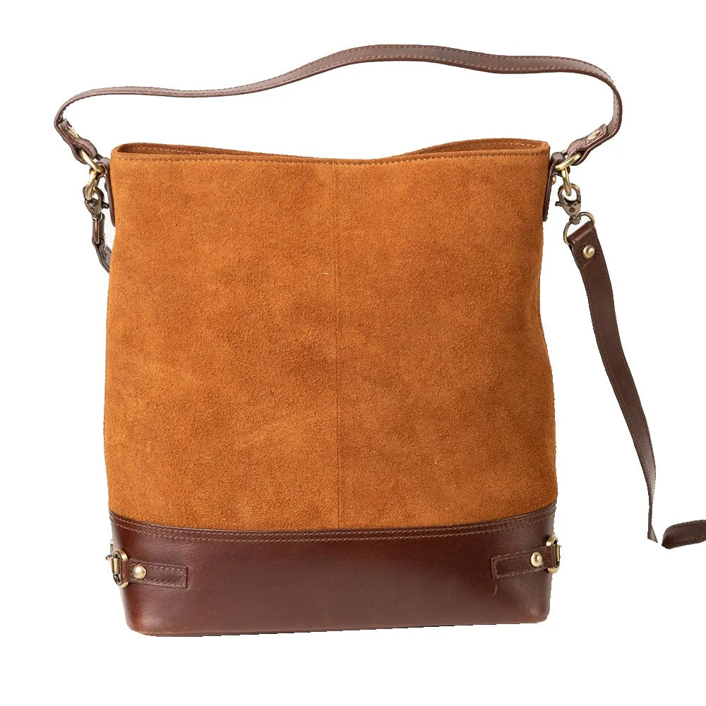 Ladies Suede Bucket Bag