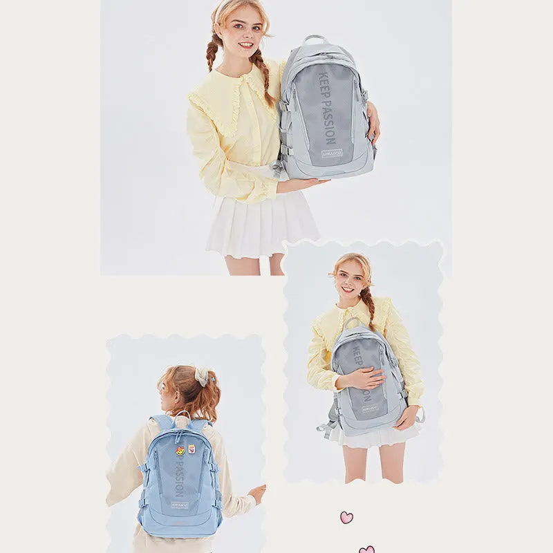 Large Capacity High School Bookbag Backpack Outdoor Travel Daypack