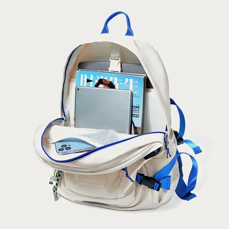 Large Capacity High School Bookbag Backpack Outdoor Travel Daypack