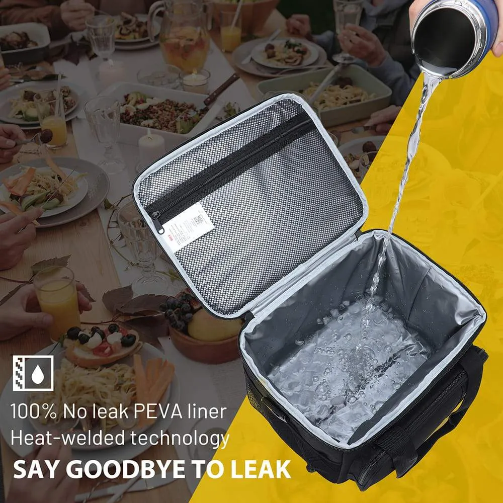 Large Insulated Lunch Cooler Bag for Men Women
