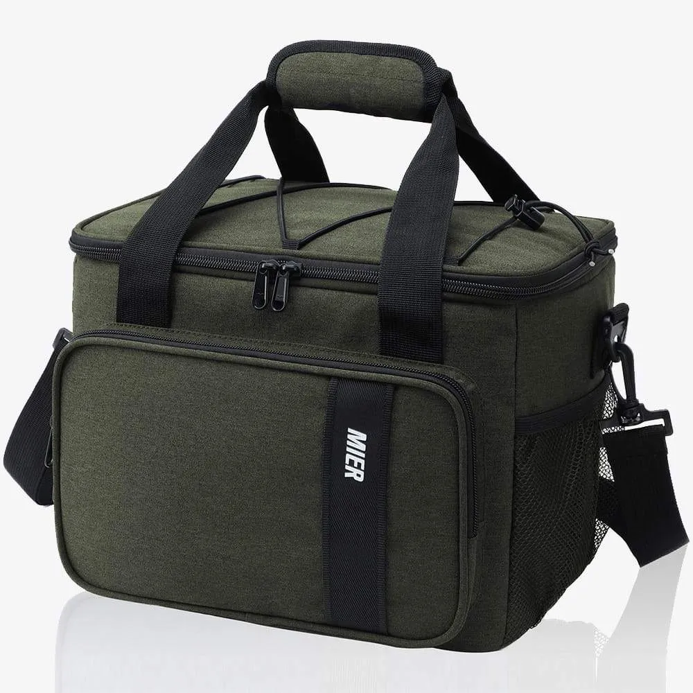 Large Insulated Lunch Cooler Bag for Men Women