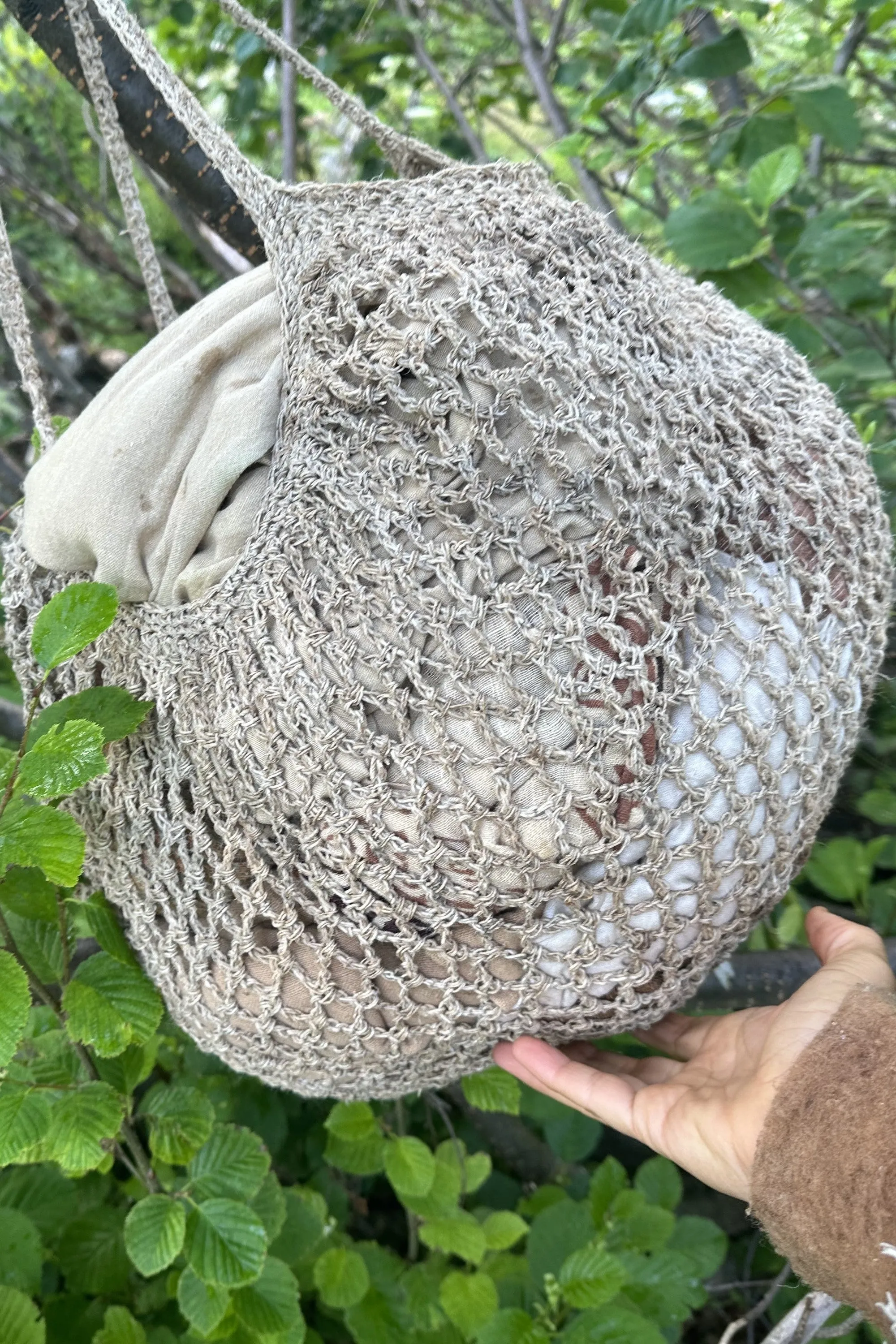 Large Wild Hemp Knitted Bag ⋙