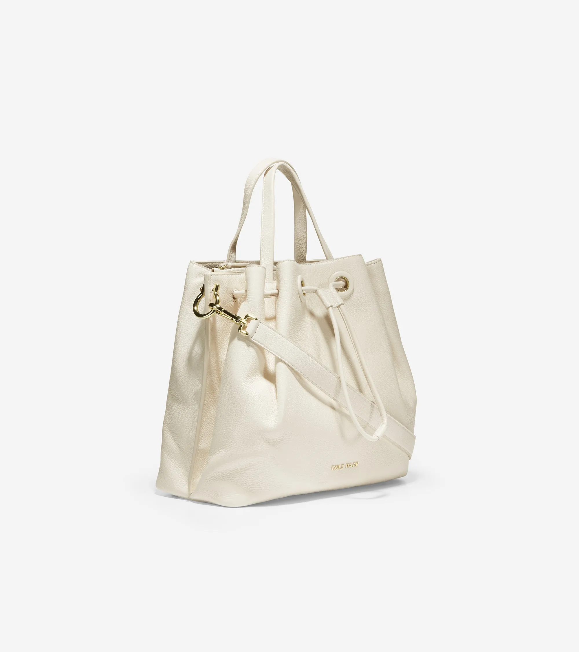 Leather Bucket Bag