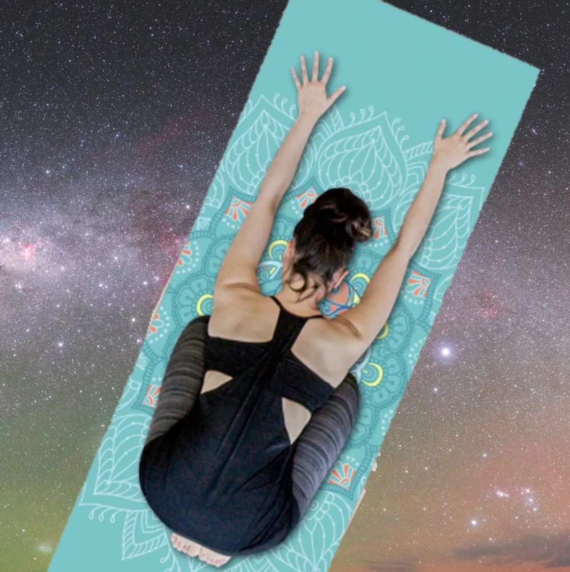 Libra: Yoga Mat for Zodiac Lovers. Personalized Sun Sign Pilates mat. Extra thick, Non Slip. WickedYo.