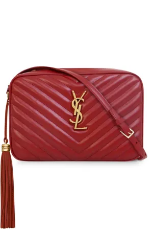 LOU QUILTED CAMERA BAG | OPYUM RED/GOLD