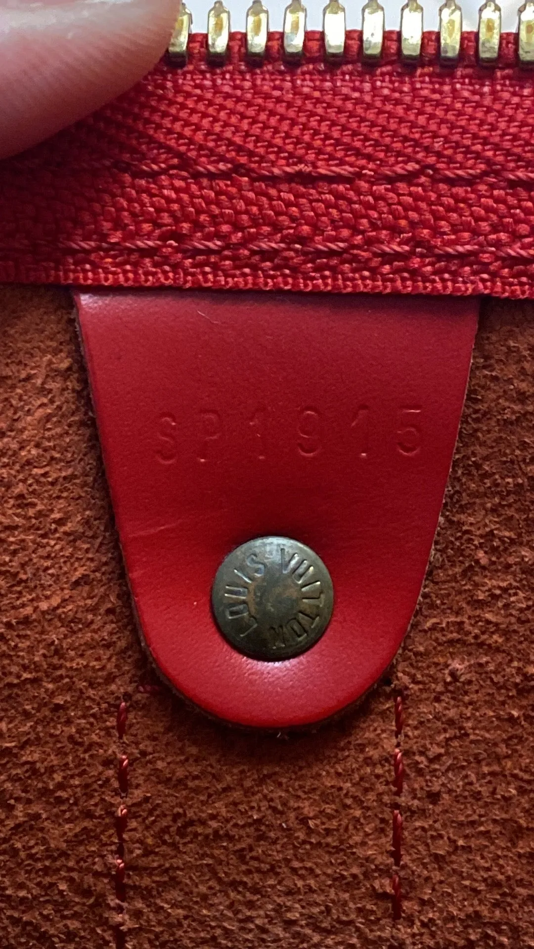 Louis Vuitton Keepall 50 Epi Leather Duffel Bag In Red