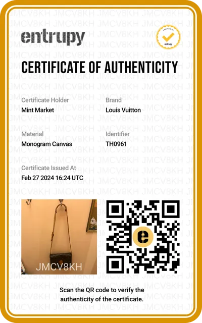 Louis Vuitton St. Cloud Monogram Leather Crossbody Bag GM