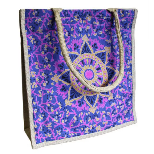 Lrg Shopping Bag Blue Alpana