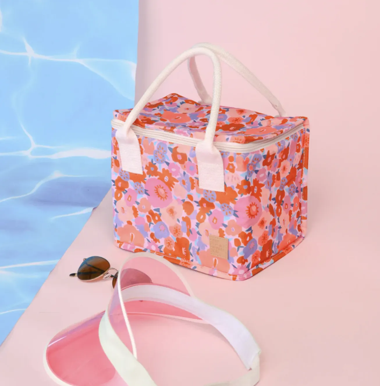 Lunch Bag w/ Canvas Handles  - Sunskissed