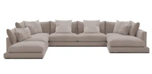 Mainland 386 Velvet U-shape Sofa