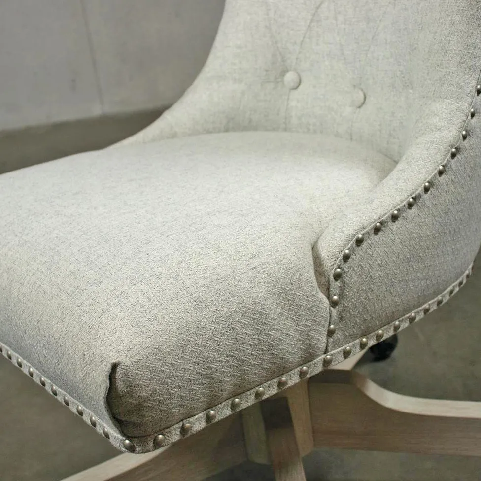 MAISIE Upholstered Wood Office Chair
