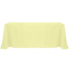 Maize Polyester Tablecloth