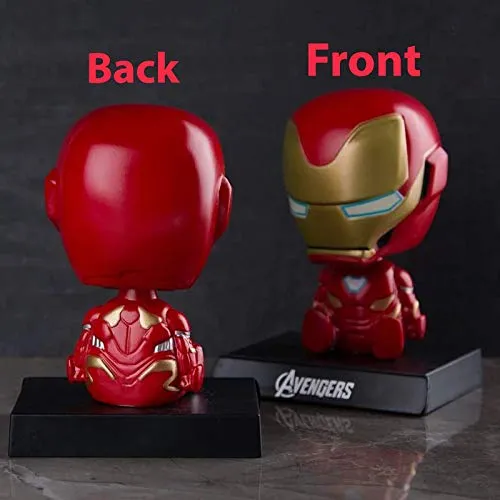 Marvel Avengers Ironman Bobblehead With Mobile Holder For Cars | 13.5 CM |