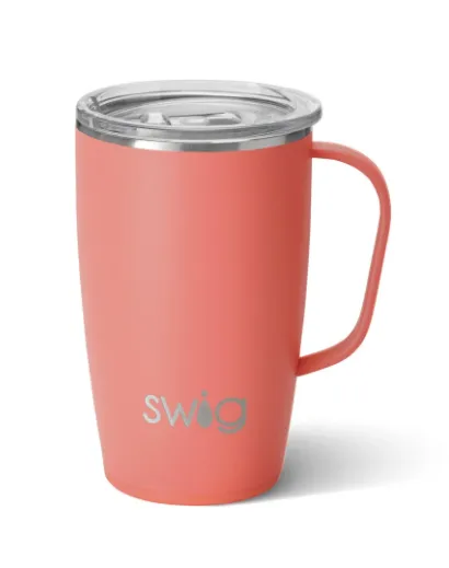 Matte Coral 18oz Mug