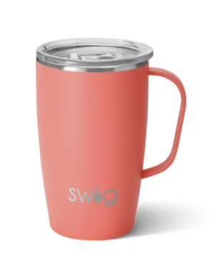 Matte Coral 18oz Mug