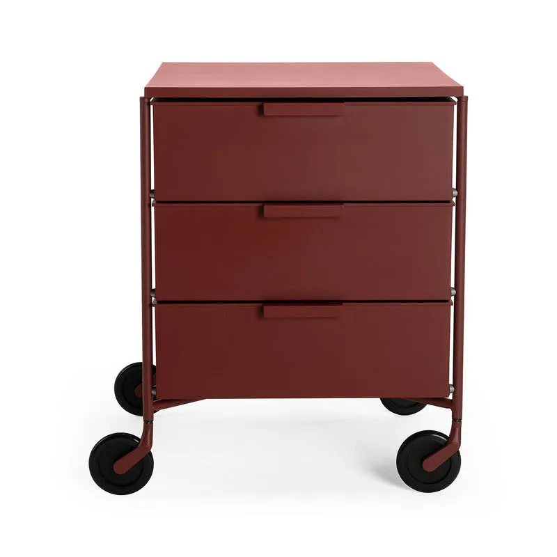 Matte Mobil 3 Drawer Trolley