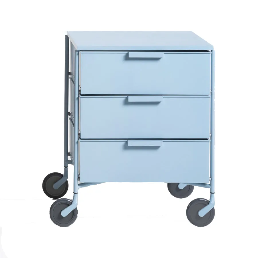 Matte Mobil 3 Drawer Trolley