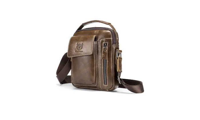 Men Vintage Leather Shoulder Bag