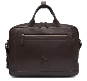 Mens  Brown Laptop Bag