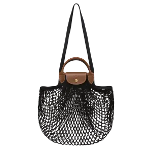 MESH BAG L LE PLIAGE FILET Canvas - Black