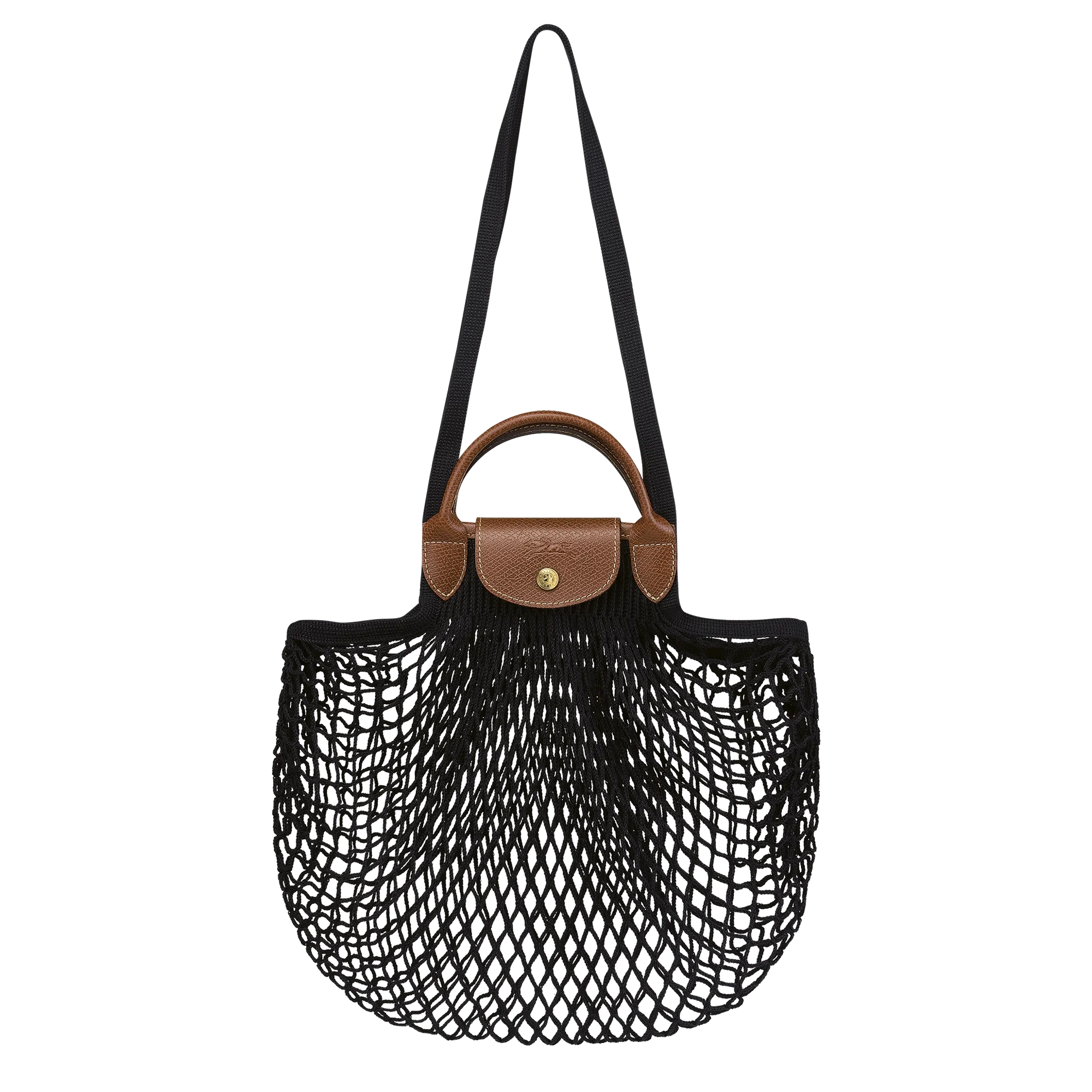 MESH BAG L LE PLIAGE FILET Canvas - Black