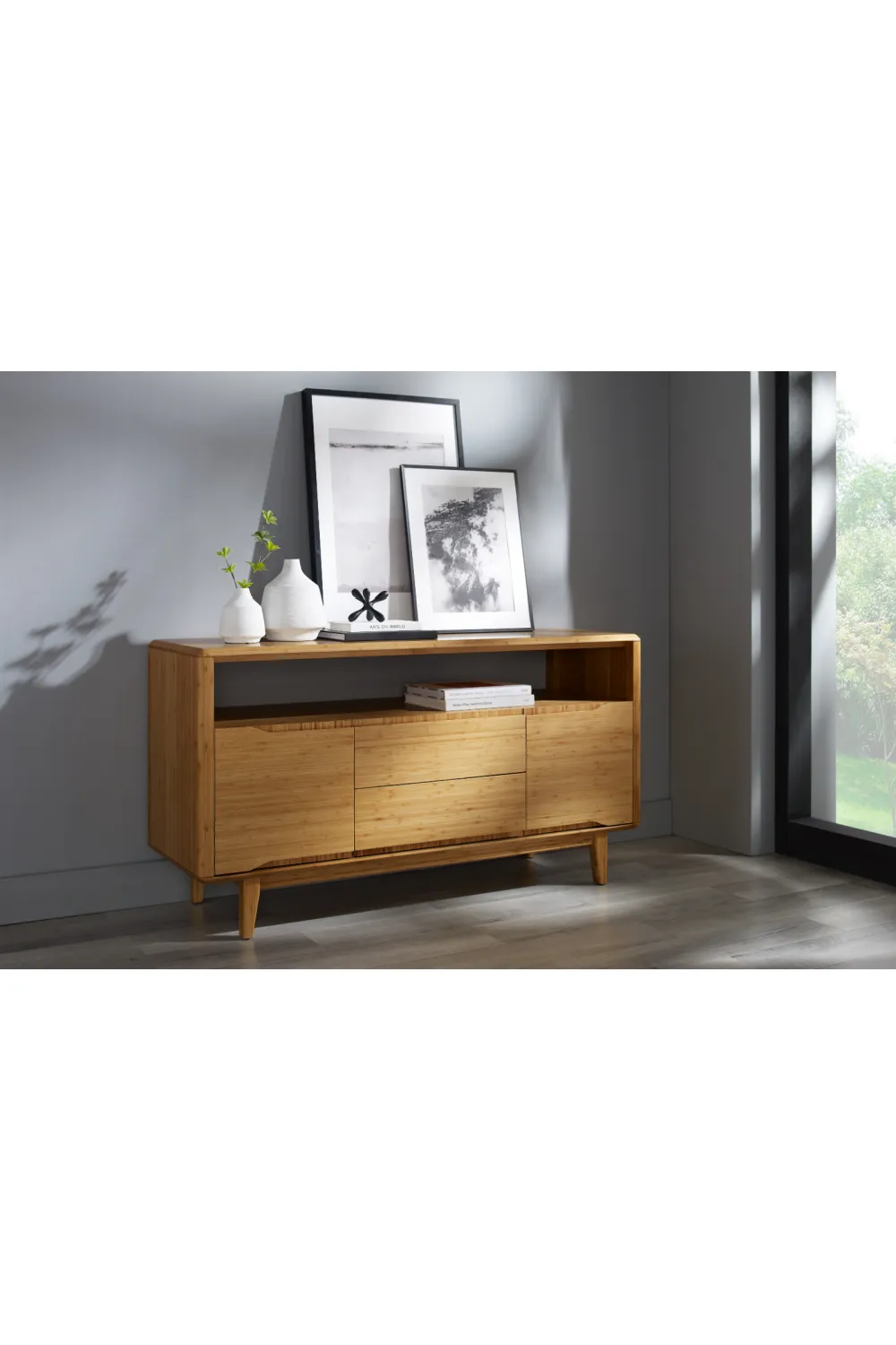 Modern Scandinavian Media Table | Greenington Currant