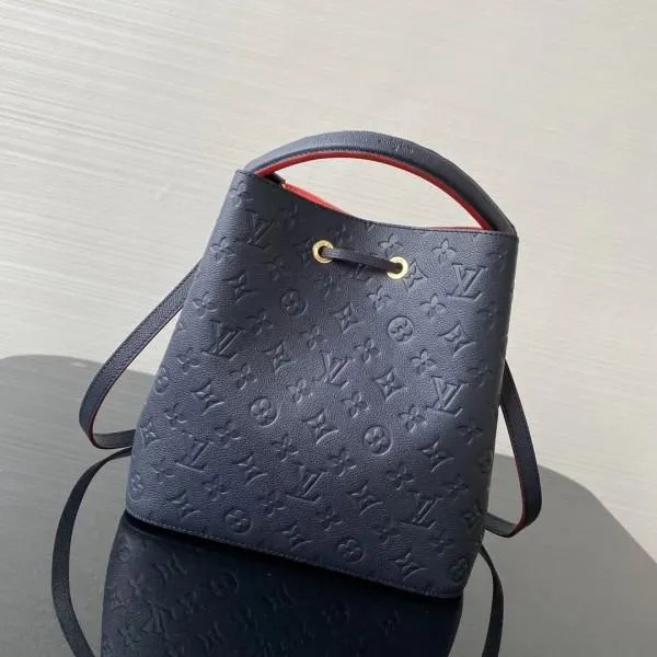Monogram Empreinte Néonoé Mm Bucket Bag M45306 Marine Rouge 2020