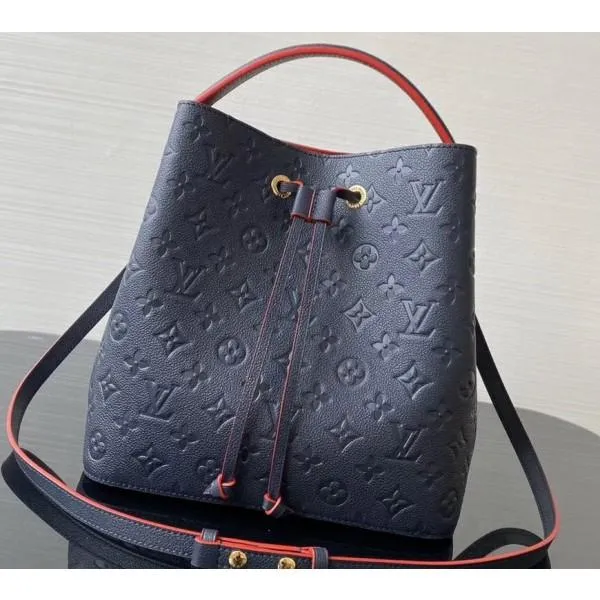 Monogram Empreinte Néonoé Mm Bucket Bag M45306 Marine Rouge 2020