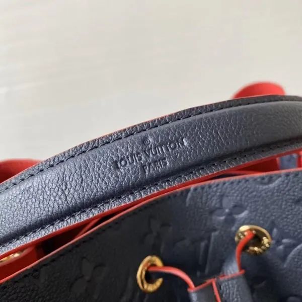 Monogram Empreinte Néonoé Mm Bucket Bag M45306 Marine Rouge 2020