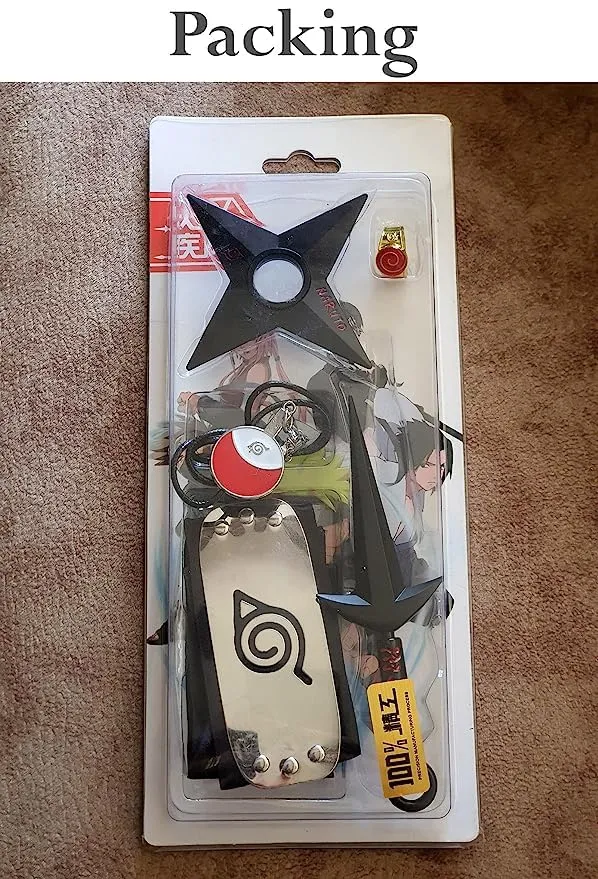 Naruto Merchandise Kunai Set Of 5 .