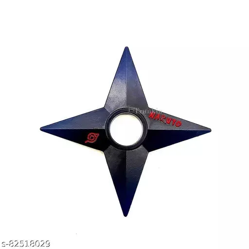 Naruto Merchandise Set Of 5 Merch - Zabuza's Sword, Leaf Village Head Band, Uzumaki Ring, Uchiha Necklace And Shuriken Set