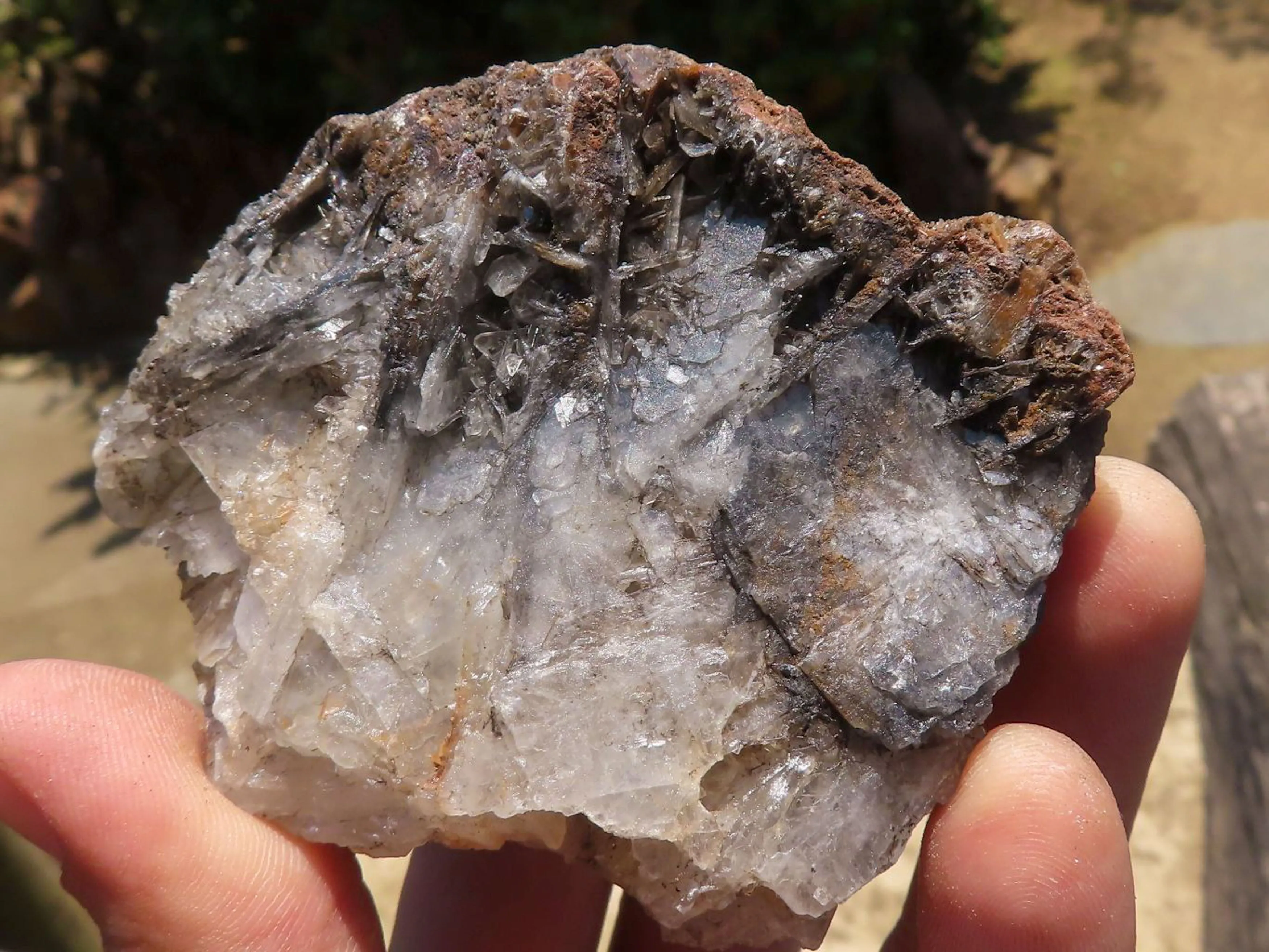Natural Rare Bladed Barite Specimens x 4 From Tenke Fungurume, Congo