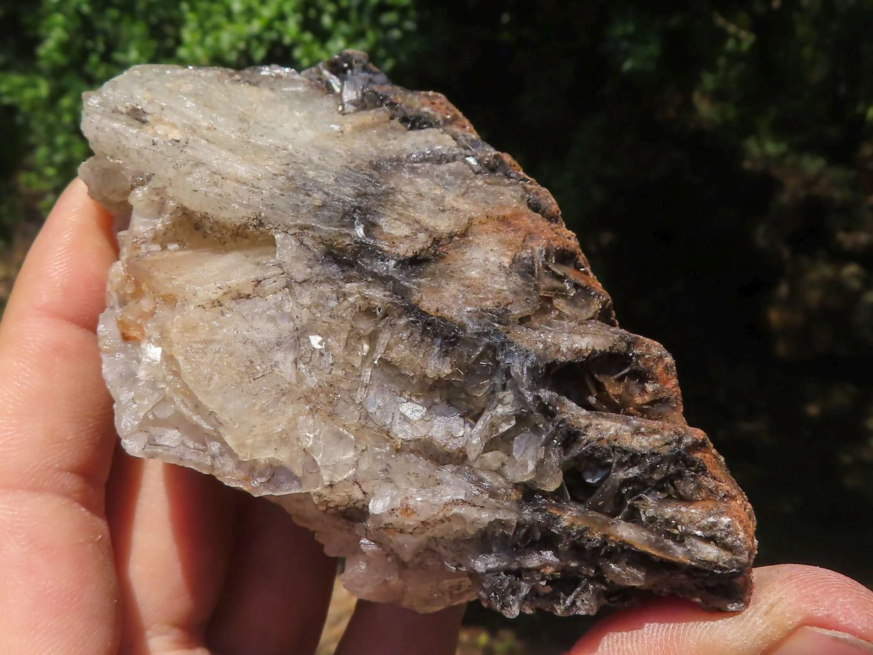 Natural Rare Bladed Barite Specimens x 4 From Tenke Fungurume, Congo