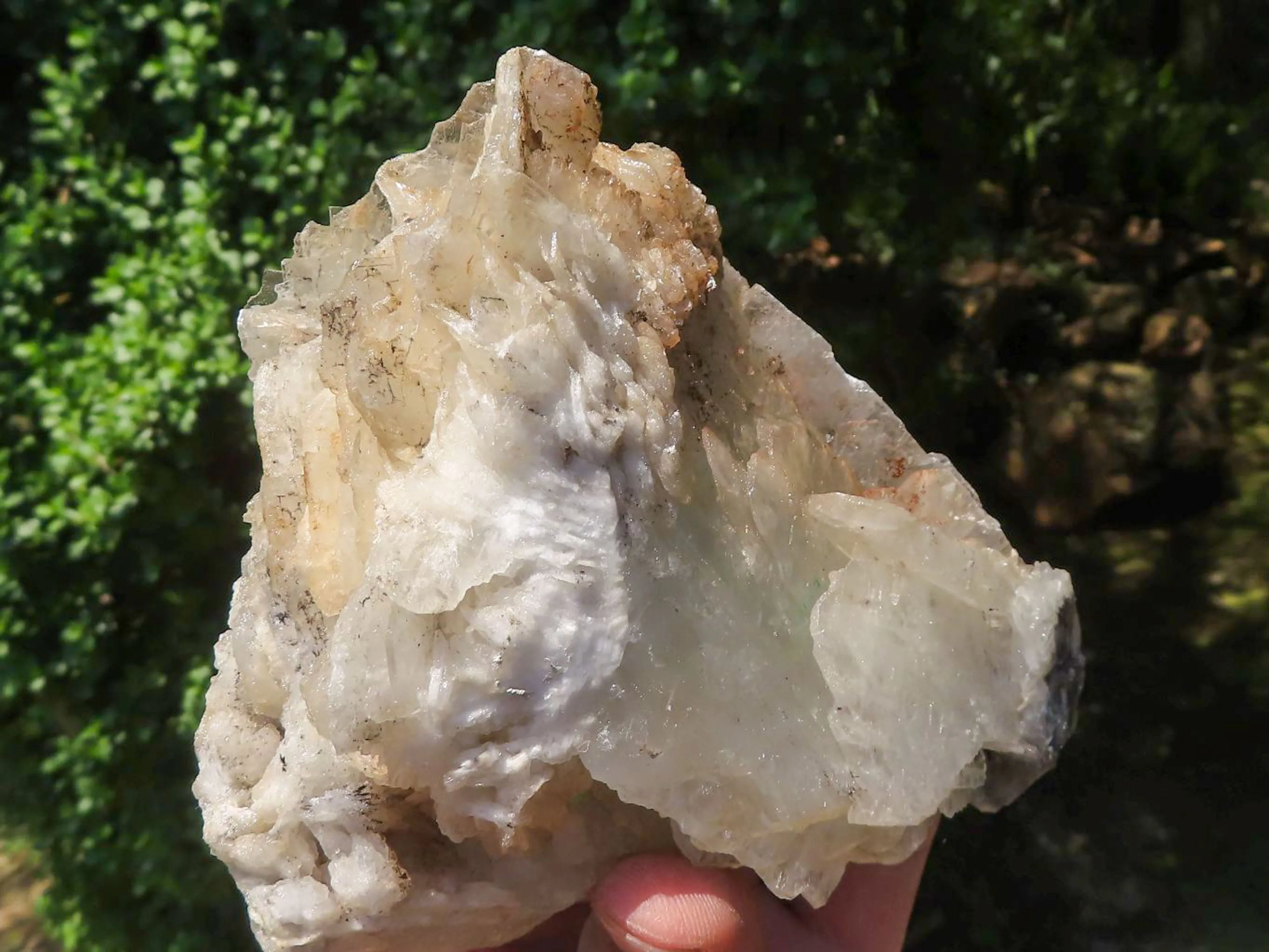 Natural Rare Bladed Barite Specimens x 4 From Tenke Fungurume, Congo