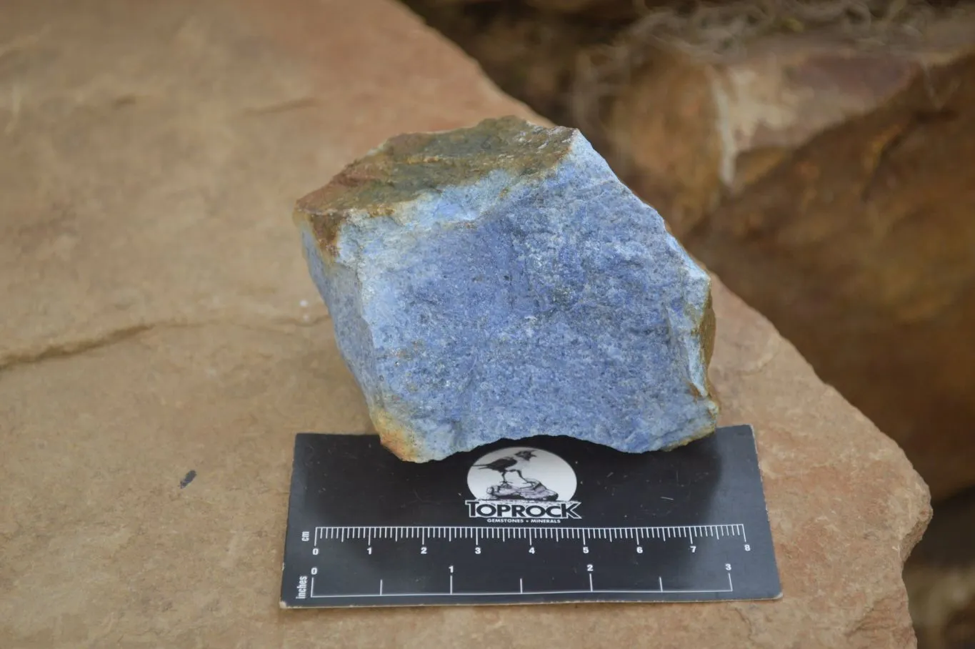 Natural Rare Dumortierite Cobbed Specimens x 12 From Mozambique