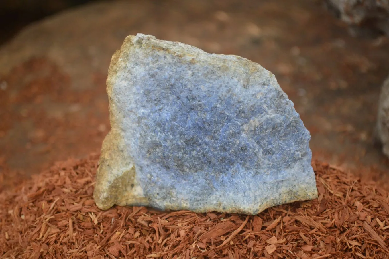 Natural Rare Dumortierite Cobbed Specimens x 12 From Mozambique