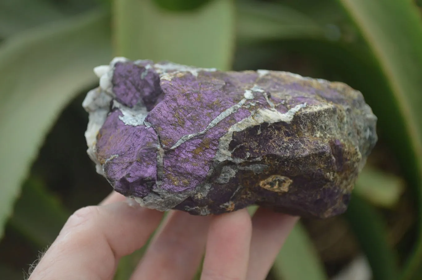 Natural Rare Metallic Purpurite Cobbed Specimens x 3 From Erongo, Namibia